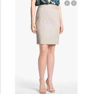 beautiful Halogen linen blend pencil skirt, Sz4